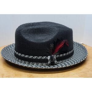 Bailey Mannesroe Two-tone Poly Braid Fedora